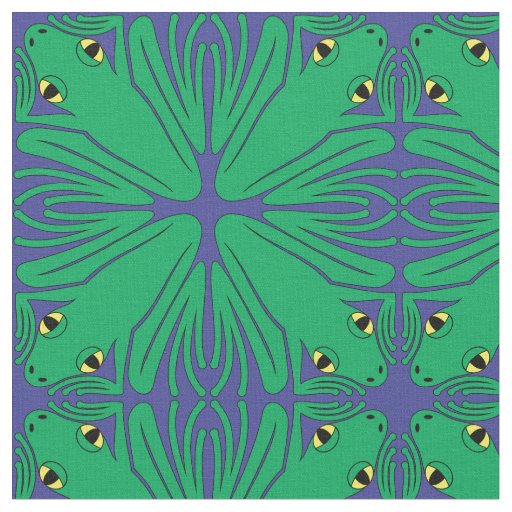 Four Frogs Fabric
