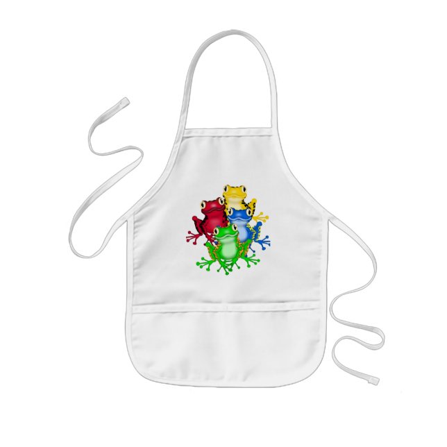 Four Frogs Tshirts and Gifts Kids' Apron (Front)