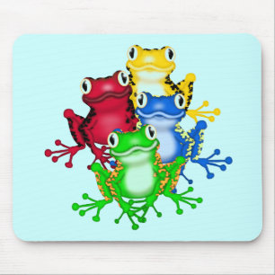 Four Frogs Tshirts and Gifts Mouse Pad