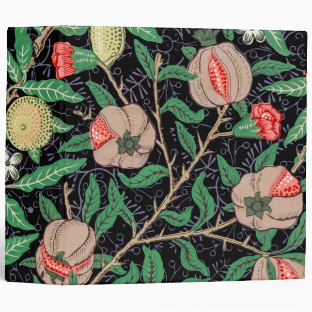 Four Fruit, William Morris 3 Ring Binder (Front/Spine)
