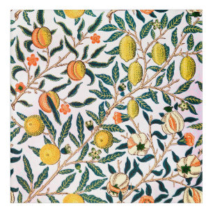 Four Fruit, William Morris Acrylic Print
