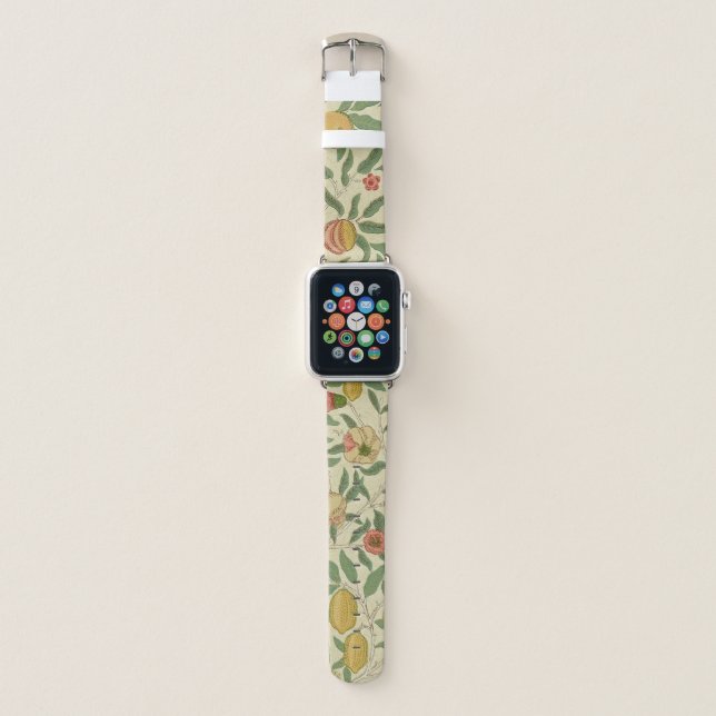 Four Fruit, William Morris Apple Watch Band (Front)
