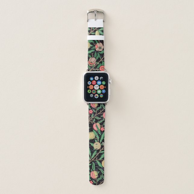 Four Fruit, William Morris Apple Watch Band (Front)