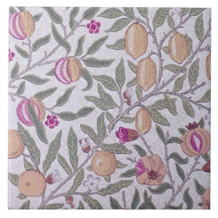 Four Fruit, William Morris Ceramic Tile