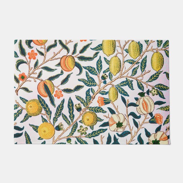 Four Fruit, William Morris Doormat (Front)