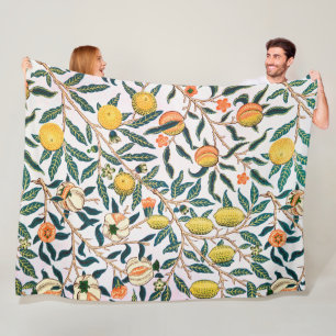 Four Fruit, William Morris Fleece Blanket