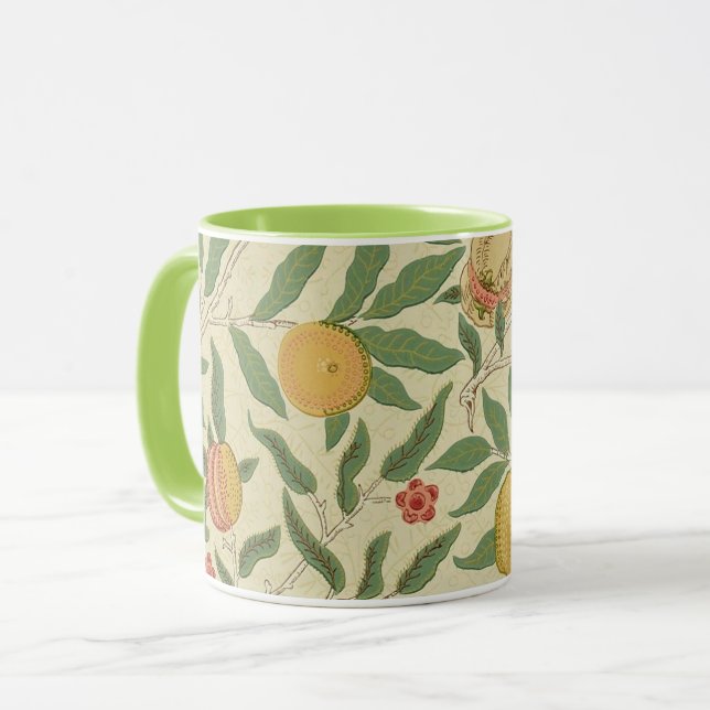 Four Fruit, William Morris Mug (Front Left)