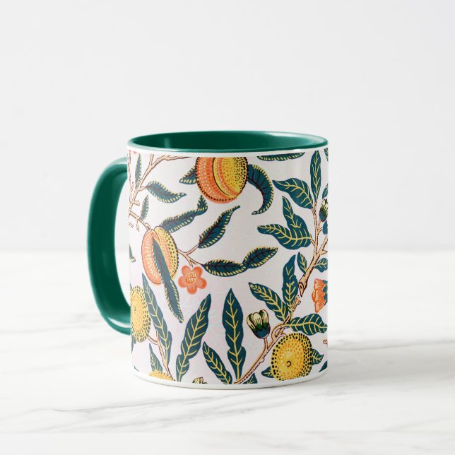 Four Fruit, William Morris Mug (Front Left)