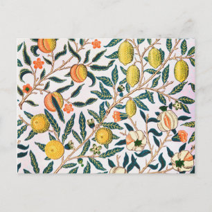 Four Fruit, William Morris Postcard