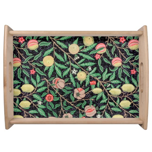 Four Fruit, William Morris Serving Tray (Front)