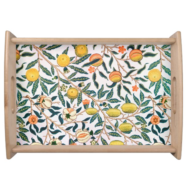 Four Fruit, William Morris Serving Tray (Front)
