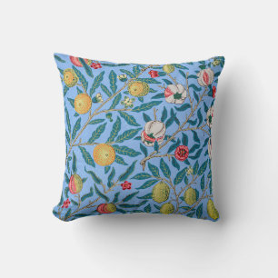 Four Fruit, William Morris Throw Pillow