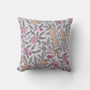 Four Fruit, William Morris Throw Pillow