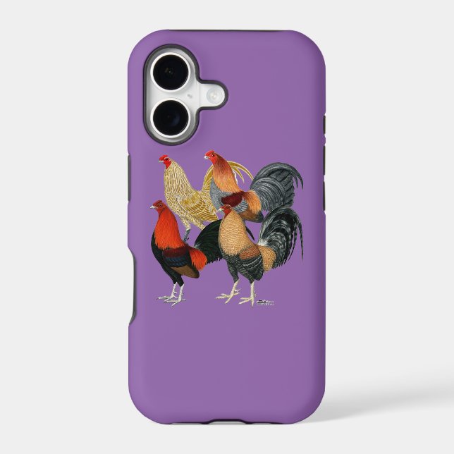 Four Gamecocks Iphone Case (Back)