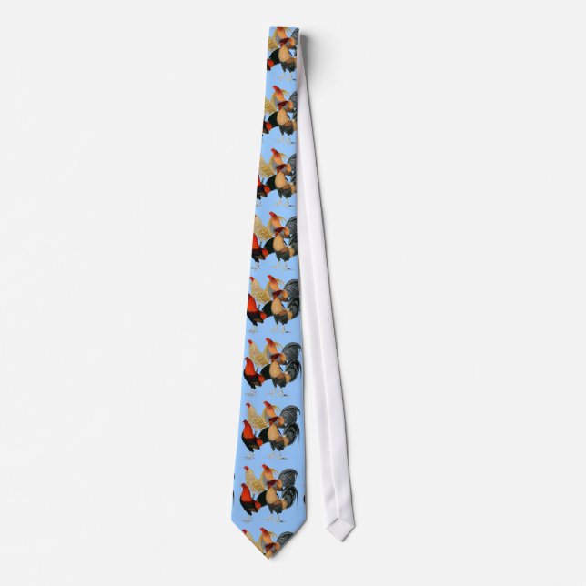 Four Gamecocks Neck Tie (Front)