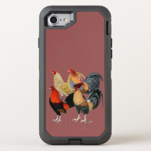 Four Gamecocks OtterBox Defender iPhone SE/8/7 Case