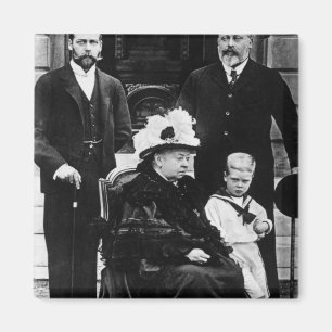 Four Generations of Victorian Royalty Magnet