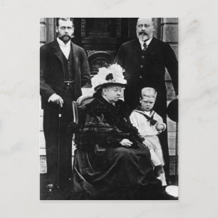 Four Generations of Victorian Royalty Postcard