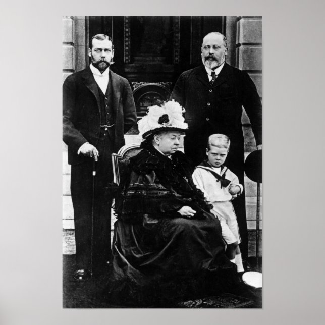 Four Generations of Victorian Royalty Poster (Front)