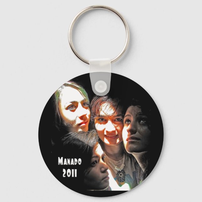 Four Girls in Manado Keychain (Front)