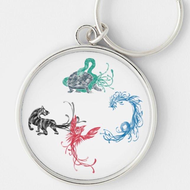 Four Gods Keychain (Front)