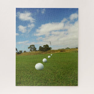 Four Golf Balls On The Green, Jigsaw Puzzle