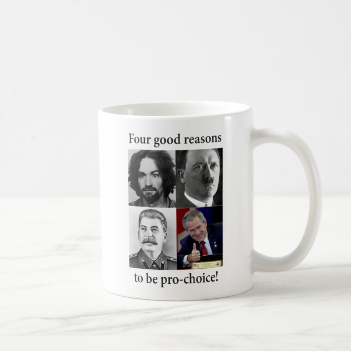 four good reasons to be pro choice coffee mug