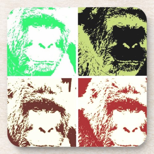 Four Gorillas Drink Coaster