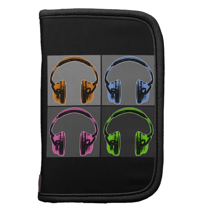 Four Graphic Headphones Organizer