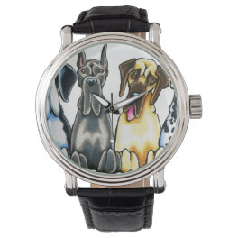 Four Great Danes Watch
