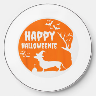 Four Groovy Buttons, Blue Cat, Funny, Halloween, C Wireless Charger