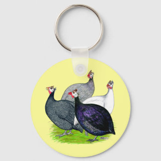 Four Guineas Keychain