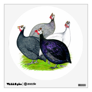 Four Guineas Wall Sticker