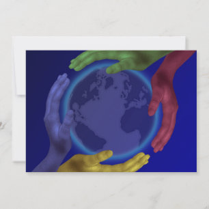 Four Hands on Earth Invitation