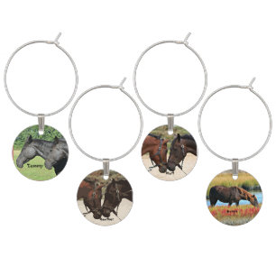 Four Horse Photography Name Charms