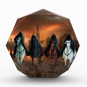 Four Horsemen Of The Apocalypse Acrylic Award by customvendetta at Zazzle