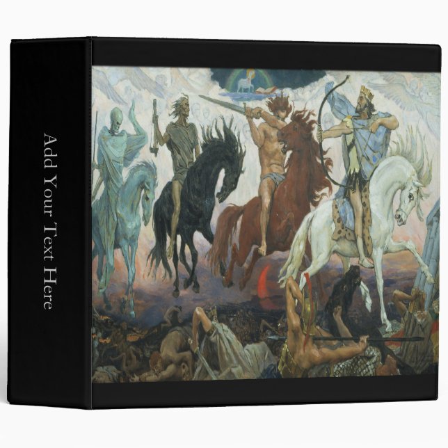 Four Horsemen of the Apocalypse Binder (Front/Spine)