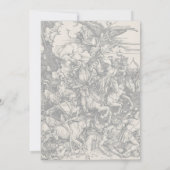 Four Horsemen of the Apocalypse by Durer (Back)