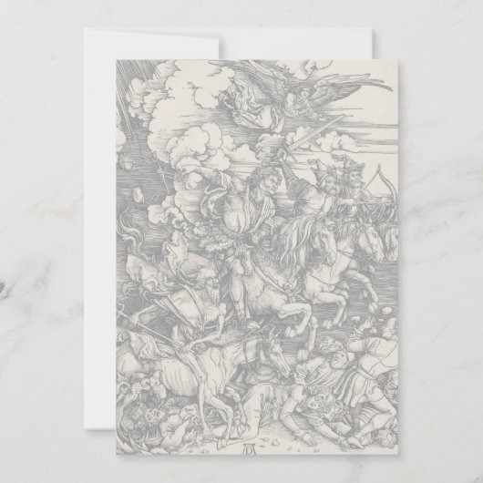 Four Horsemen of the Apocalypse by Durer (Back)