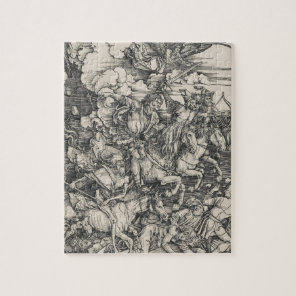 Four Horsemen of the Apocalypse by Durer Jigsaw Puzzle