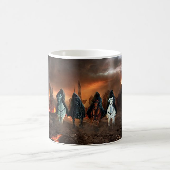 Four Horsemen Of The Apocalypse Coffee Mug (Center)