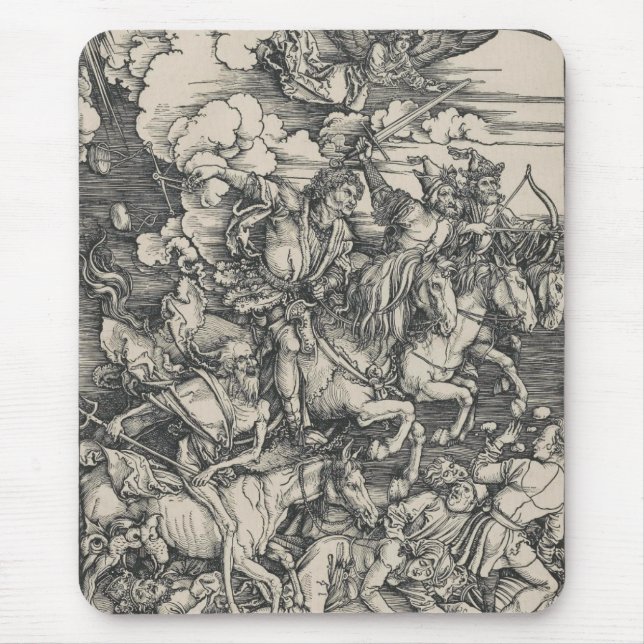 Four Horsemen of the Apocalypse Durer Mouse Pad (Front)
