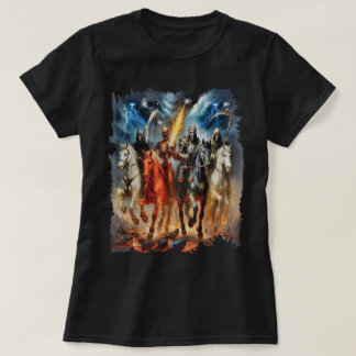 Four Horsemen of the Apocalypse End times Fantasy T-Shirt