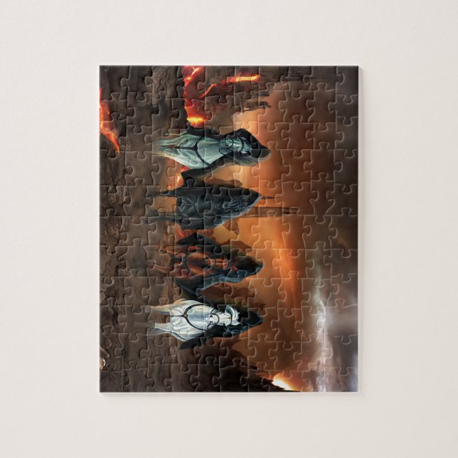 Four Horsemen Of The Apocalypse Jigsaw Puzzle (Vertical)