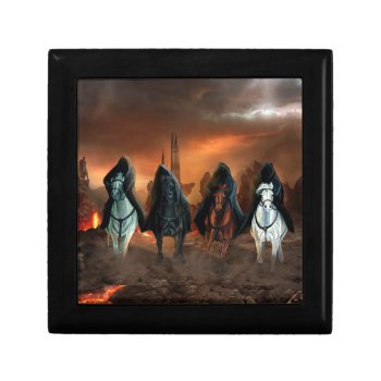 Four Horsemen Of The Apocalypse Keepsake Box by customvendetta at Zazzle