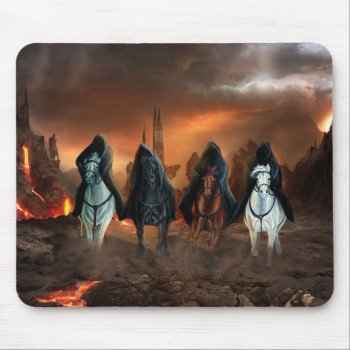 Four Horsemen Of The Apocalypse Mouse Pad by customvendetta at Zazzle