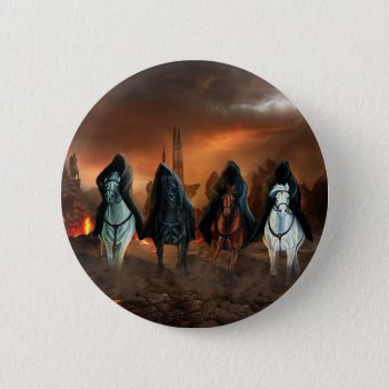 Four Horsemen Of The Apocalypse Pinback Button by customvendetta at Zazzle