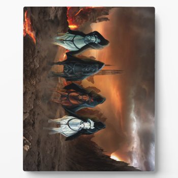 Four Horsemen Of The Apocalypse Plaque by customvendetta at Zazzle