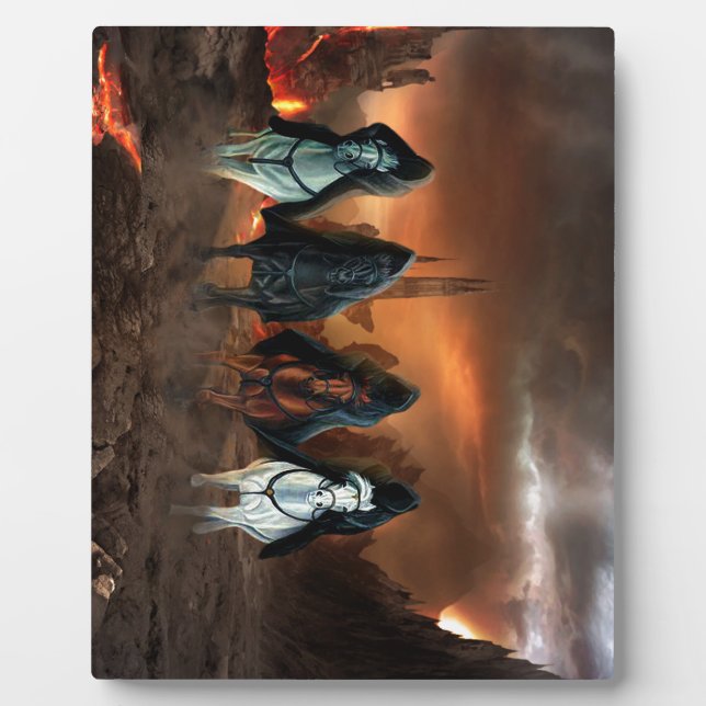 Four Horsemen Of The Apocalypse Plaque (Front)