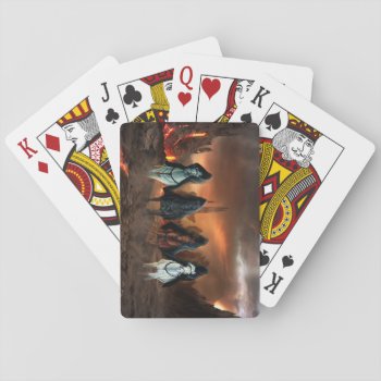 Four Horsemen Of The Apocalypse Playing Cards by customvendetta at Zazzle